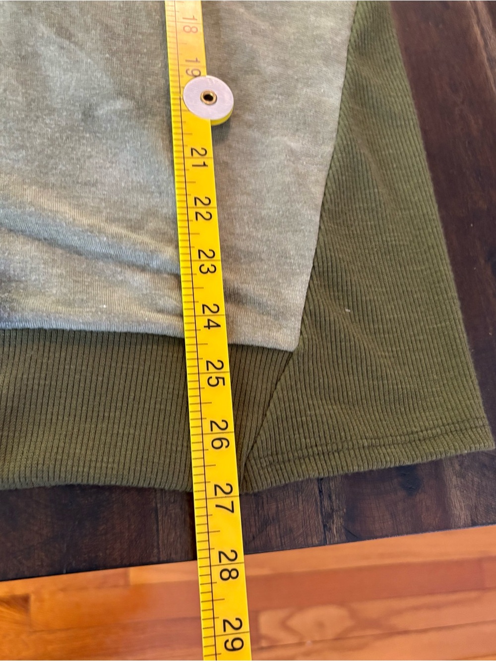 See In Love Olive Green Tie-Dye Hoodie Tunic - Picture 6 of 10